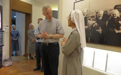 2019.07.12._전교회 총장 토마스 마브릭 신부님께서 본원을 방문한 모습입니다.